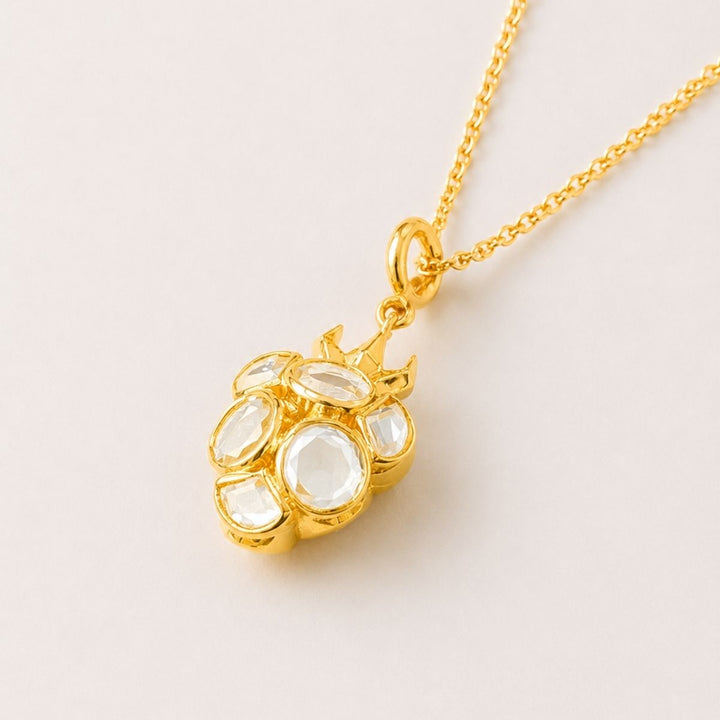Grape Pearl Mirror Charm