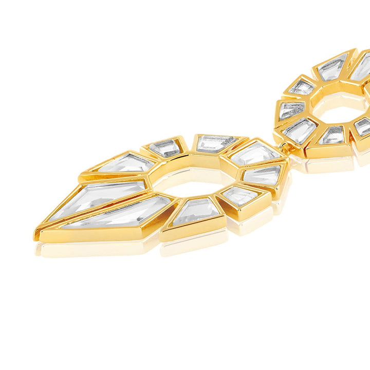 Bombay Deco Statement Mirror Earrings