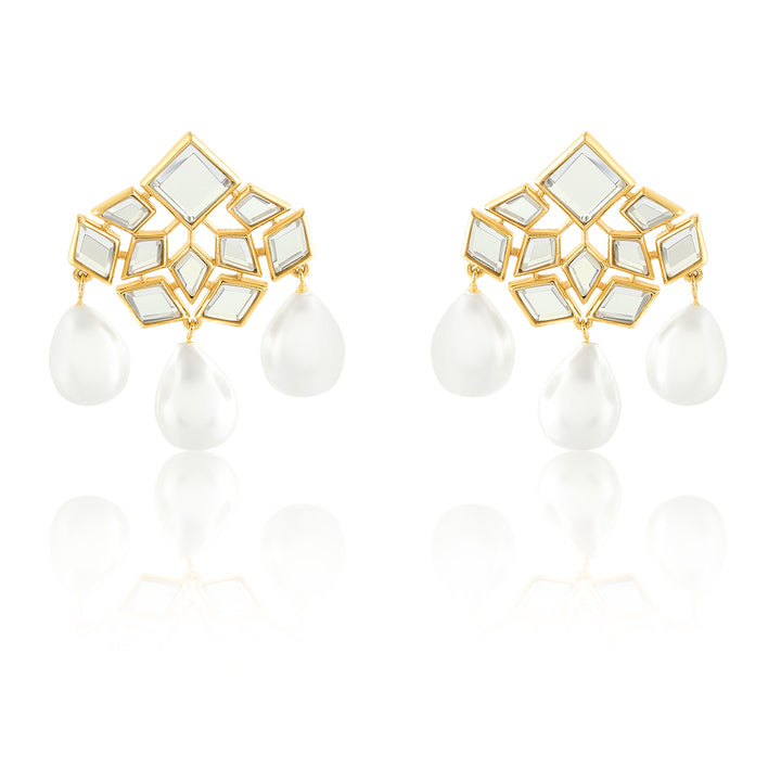 Flor Pearl Trio Earrings