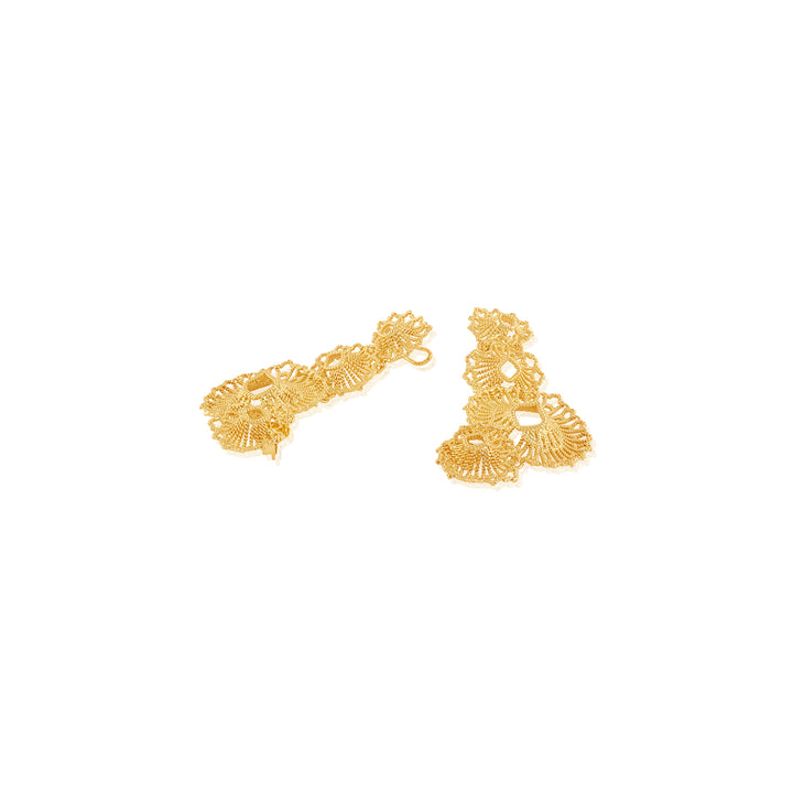 Gypsy Soul Leaf Cascading Statement Earrings