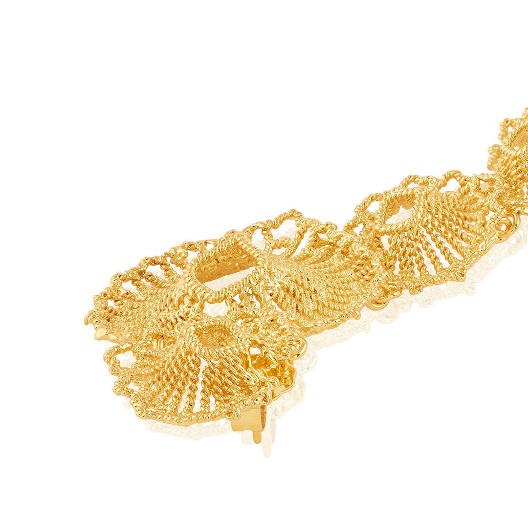 Gypsy Soul Leaf Cascading Statement Earrings