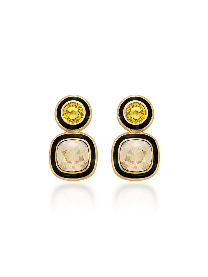 Neha Dhupia Bling Crystal Drop Earrings