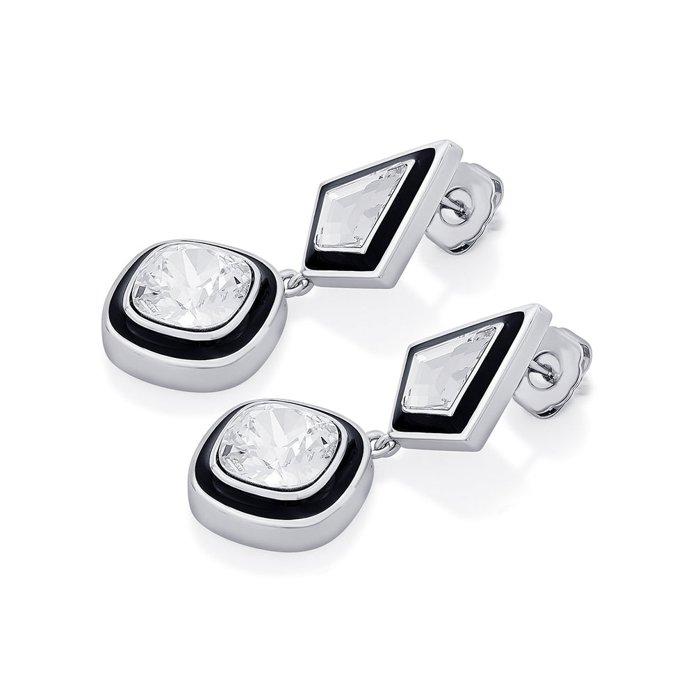 Bougie Crystal Drop Earrings