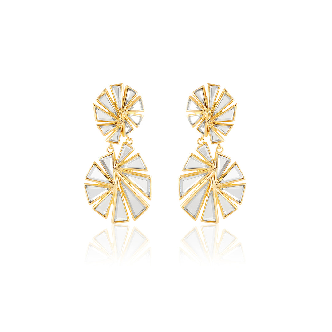 Demi Goddess Shattered Mirror No. 8 Earrings