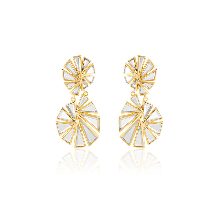 Demi Goddess Shattered Mirror No. 8 Earrings