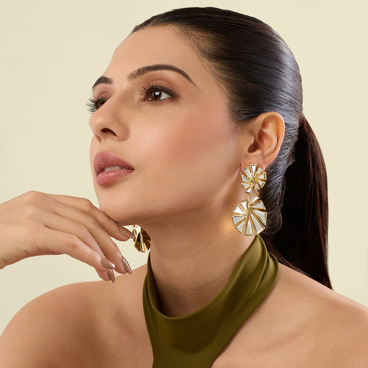 Demi Goddess Shattered Mirror No. 8 Earrings