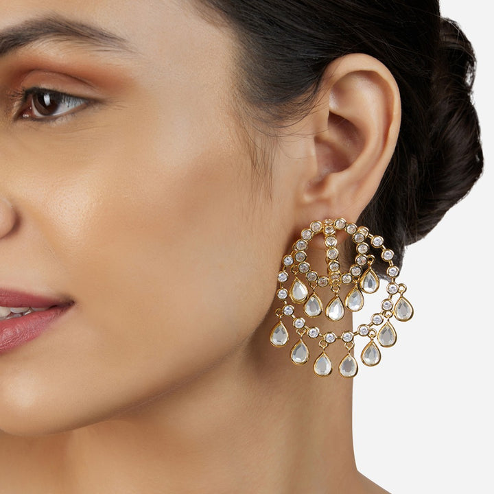 Meera Fringe Earrings - Isharya | Modern Indian Jewelry