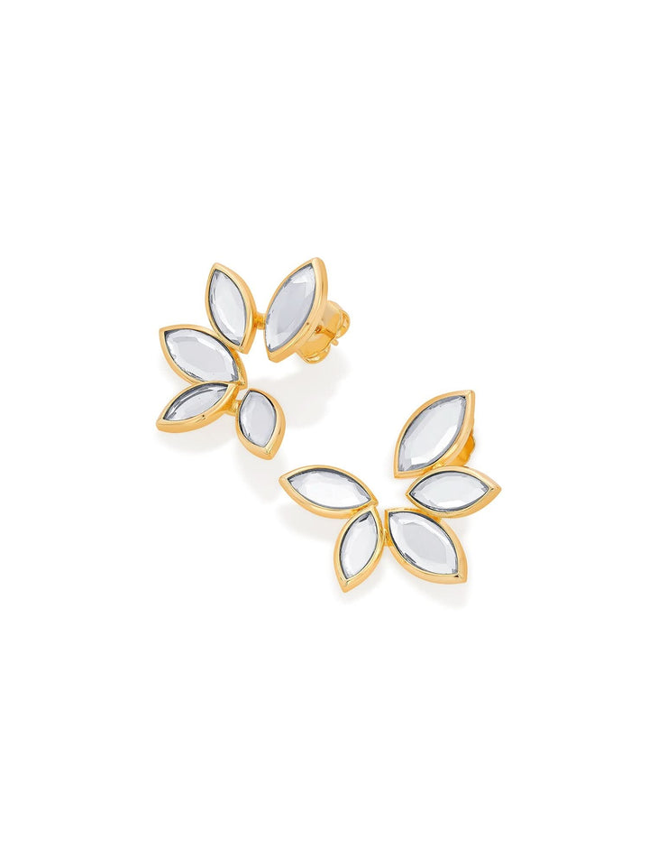 Marquise Mirror Studs