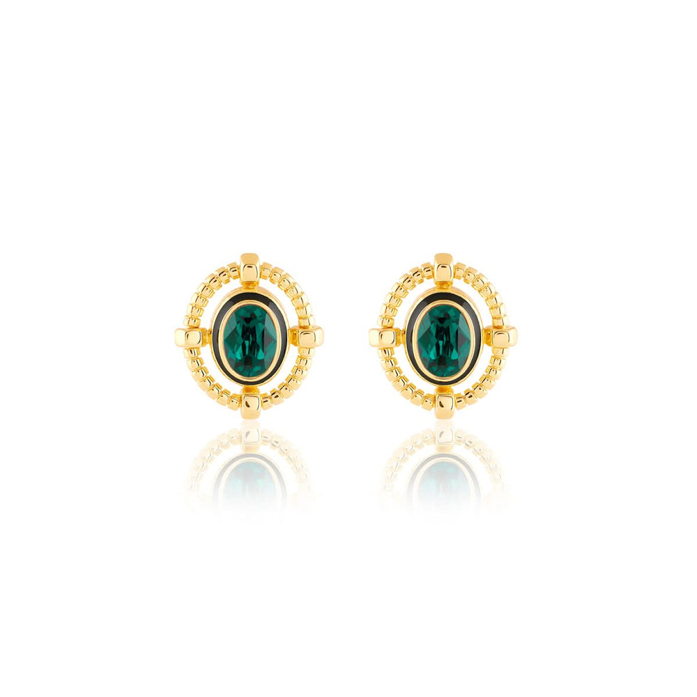 Burke Emerald Studs