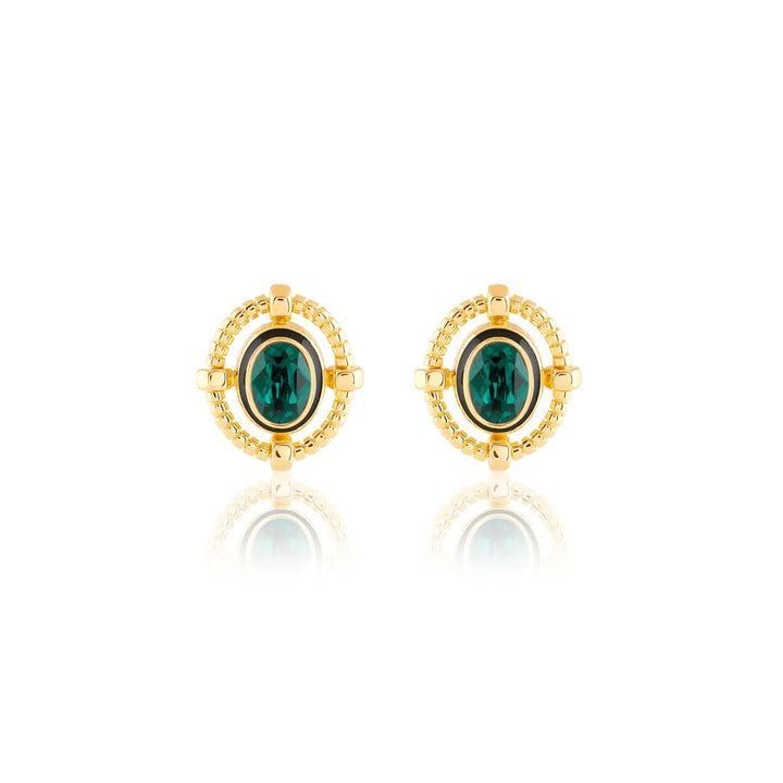 Burke Emerald Studs