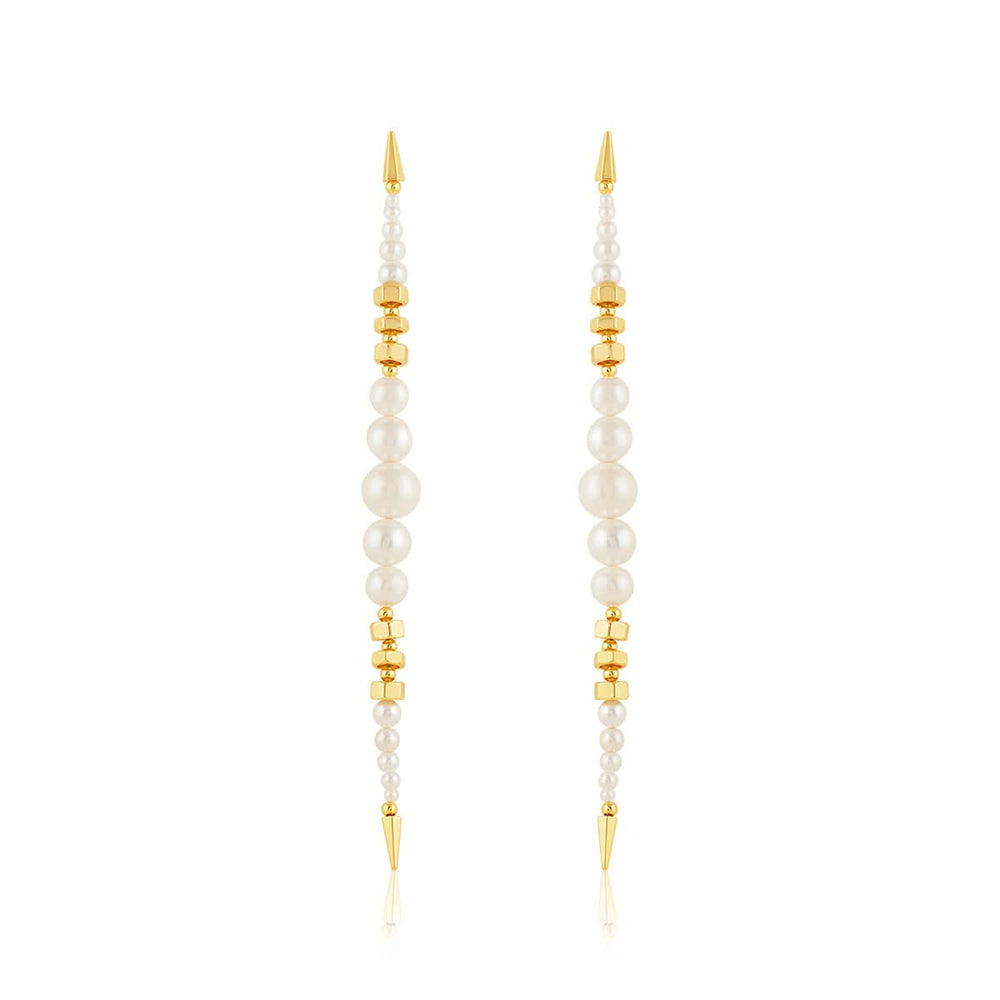 Shoulder duster Pearl Earrings
