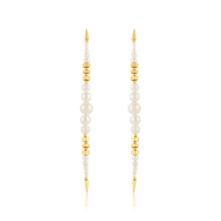 Shoulder duster Pearl Earrings