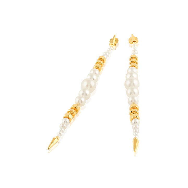 Shoulder duster Pearl Earrings