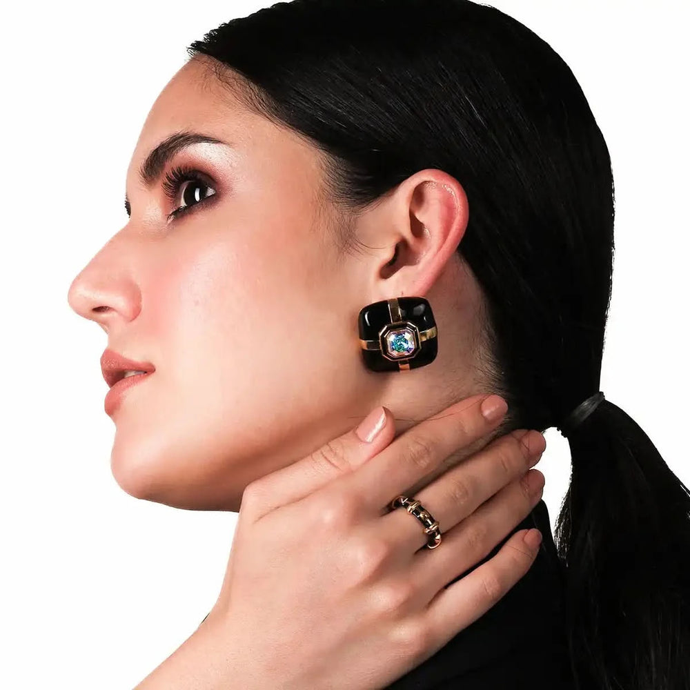 Shani Mirror Studs
