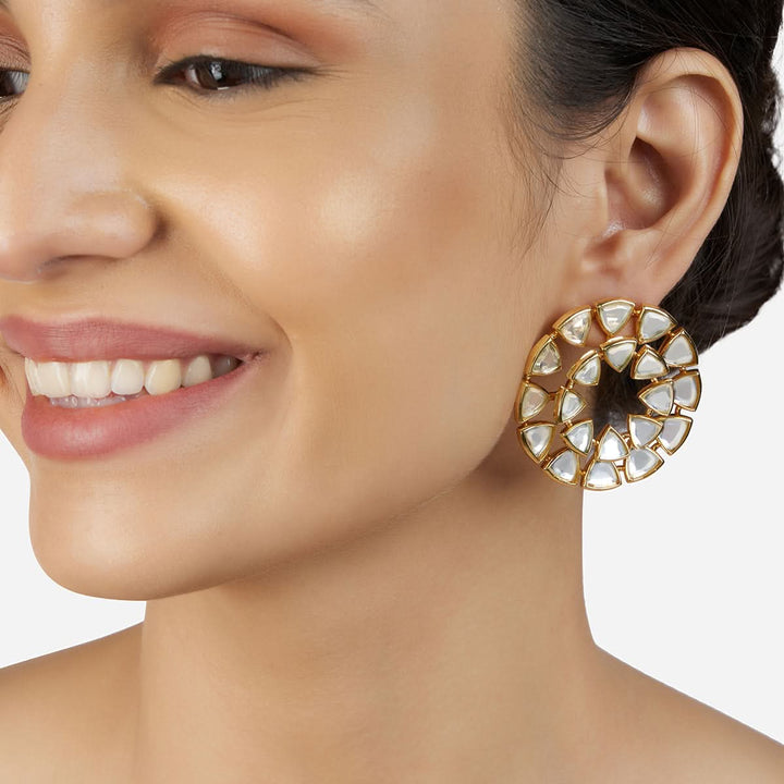 Saiyami Kher Jugni Dazzling Mirror Studs