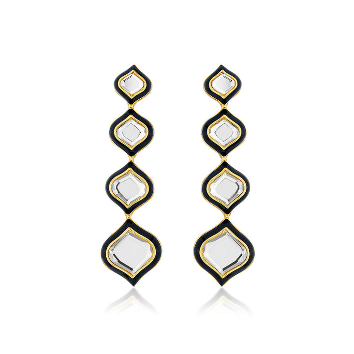 Amina Mirror Minaret Earrings