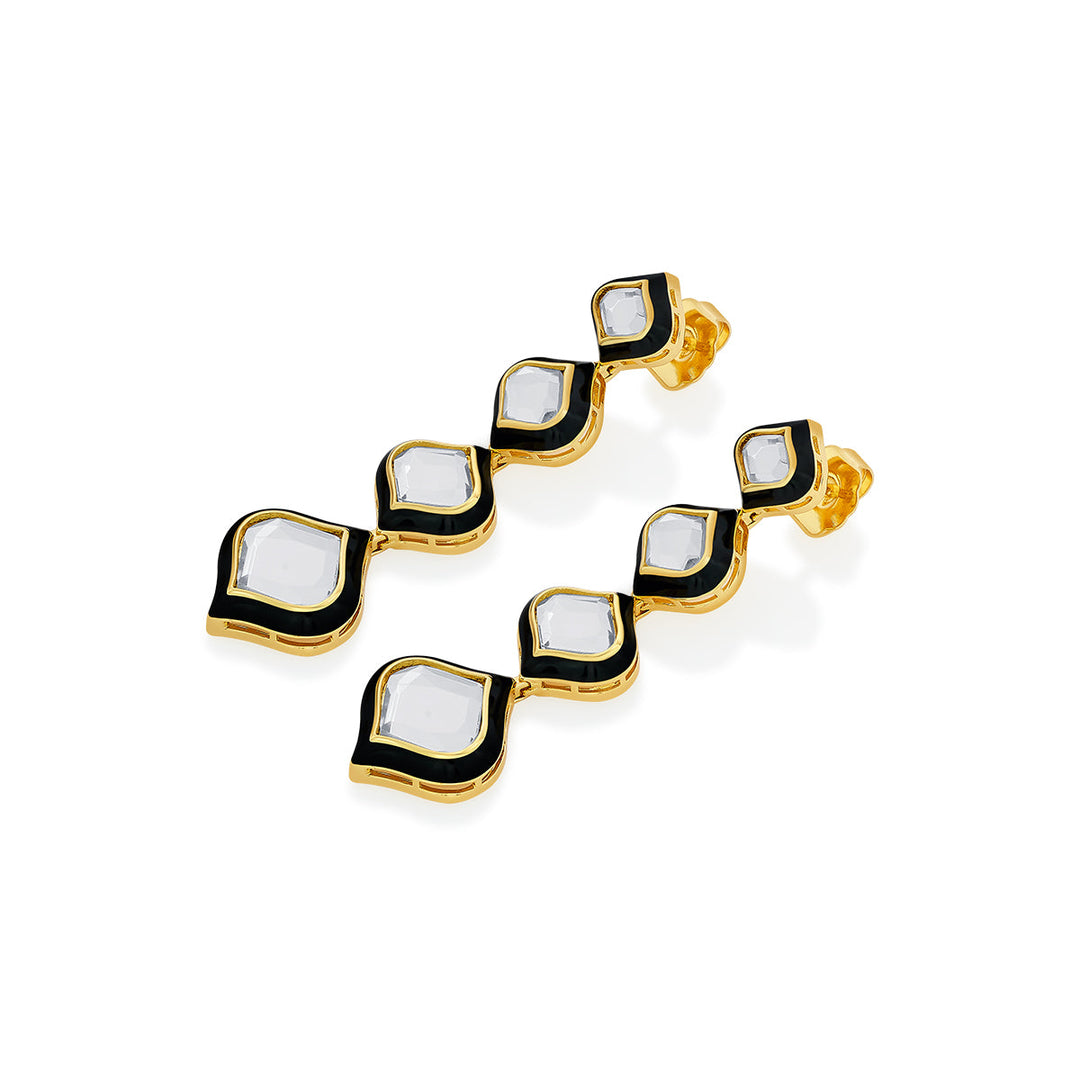 Amina Mirror Minaret Earrings