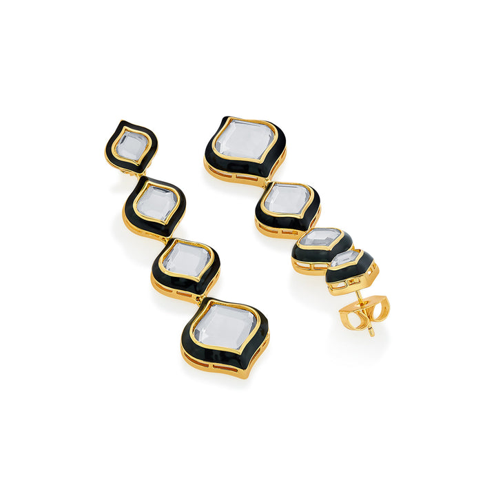 Amina Mirror Minaret Earrings