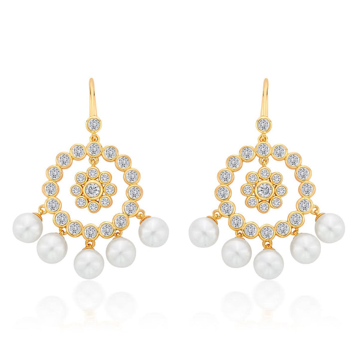 Amara CZ Pearl Jhumka Earring