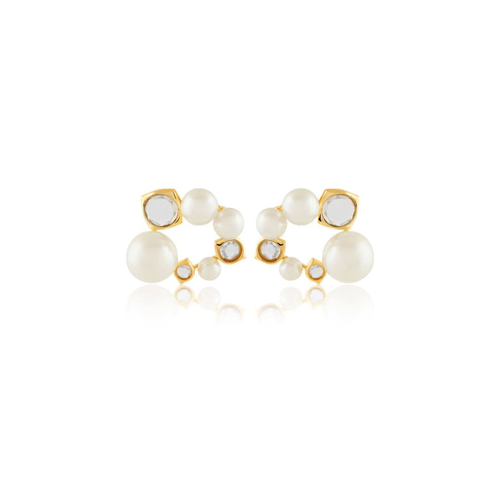 Amara Pearl CZ Earrings