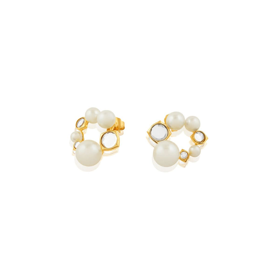 Amara Pearl CZ Earrings