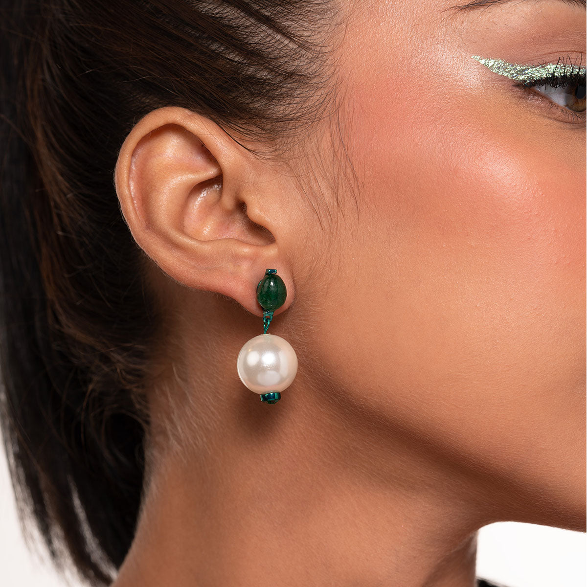 Zeenat Mismatched Pearl Earrings - Isharya | Modern Indian Jewelry