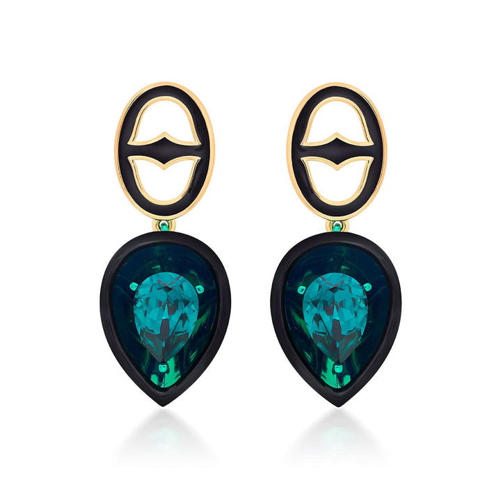 Taj B-dazzle Glory Wrap Drop Earrings