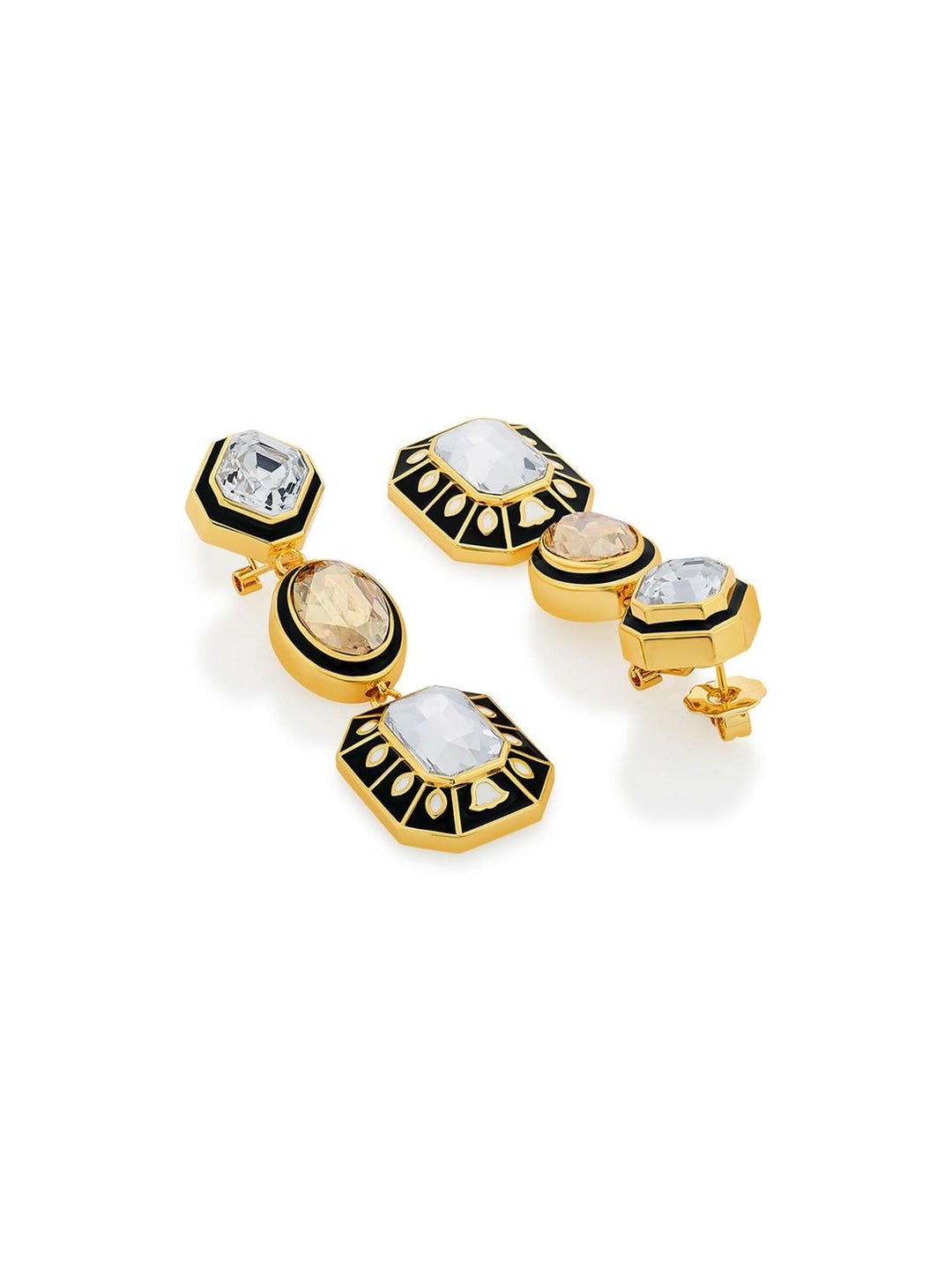 Vidya Balan Blaze Multi Crystal Dangler Earrings