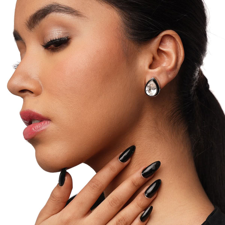 Bougie Crystal Studs