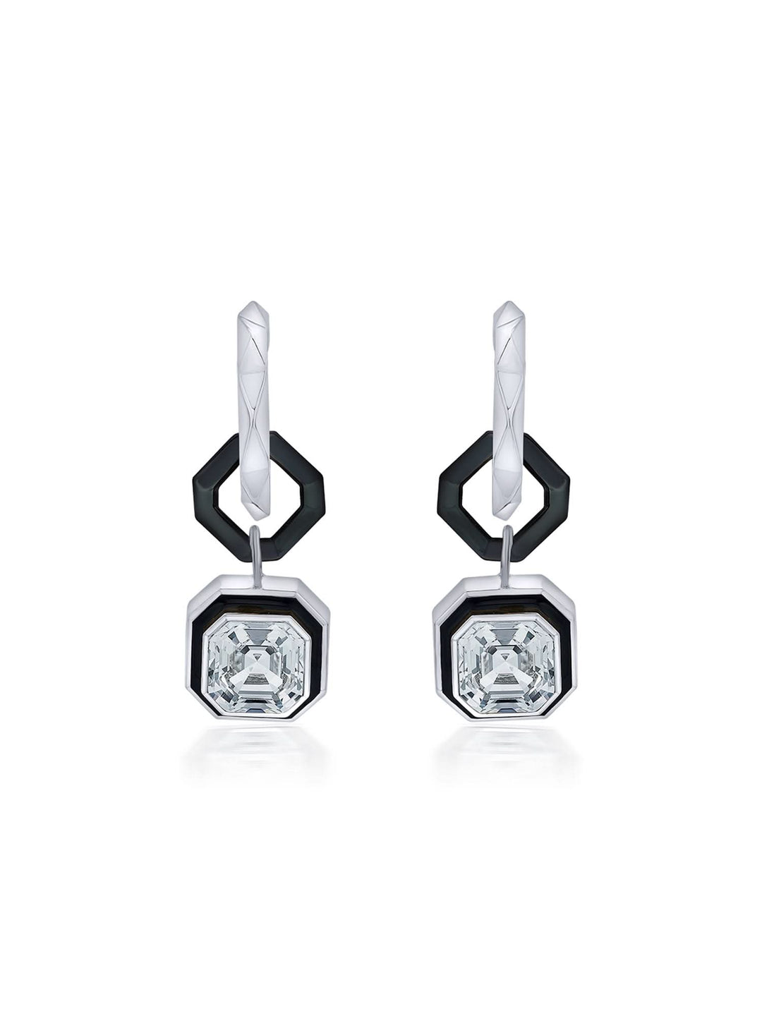 Kalki Koechlin Bougie Link Crystal Huggies