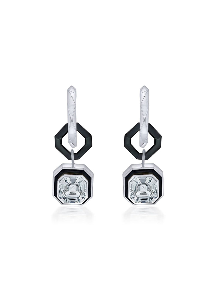Kalki Koechlin Bougie Link Crystal Huggies