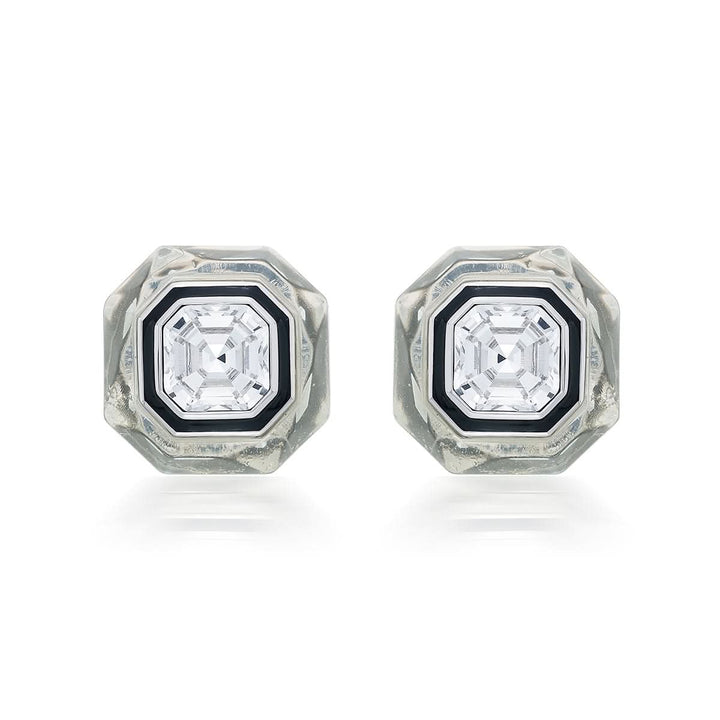 Sanya Malhotra Bougie Infinity Cut Crystal Studs