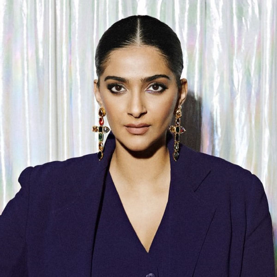 Sonam Kapoor Banger Multi-color Crystal Earrings