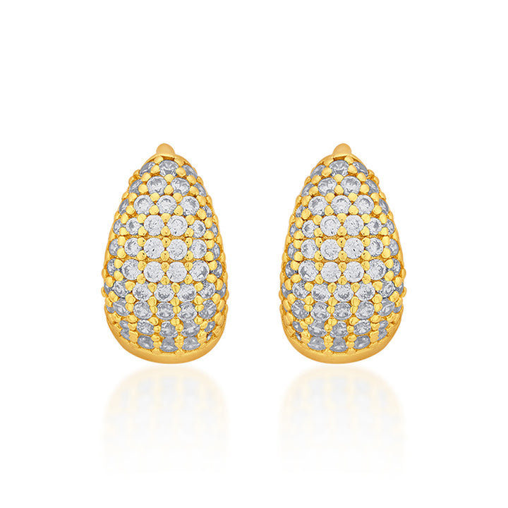 Sparkle Small Huggies Earrings - Isharya | Modern Indian Jewelry