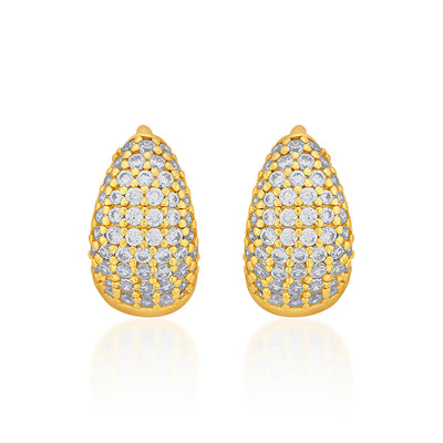 Sparkle Small Huggies Earrings - Isharya | Modern Indian Jewelry
