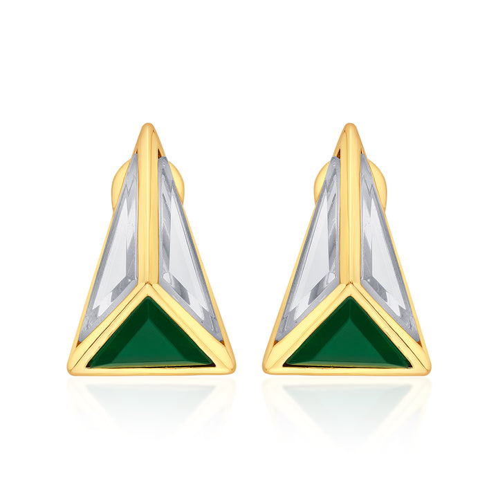 Fiesta Pyramid Studs - Isharya | Modern Indian Jewelry