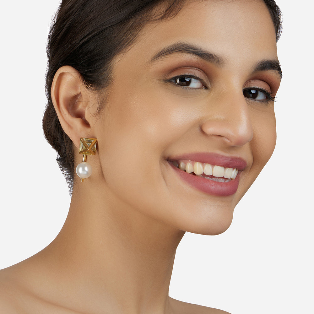 Flash Jacket Earrings - Isharya | Modern Indian Jewelry