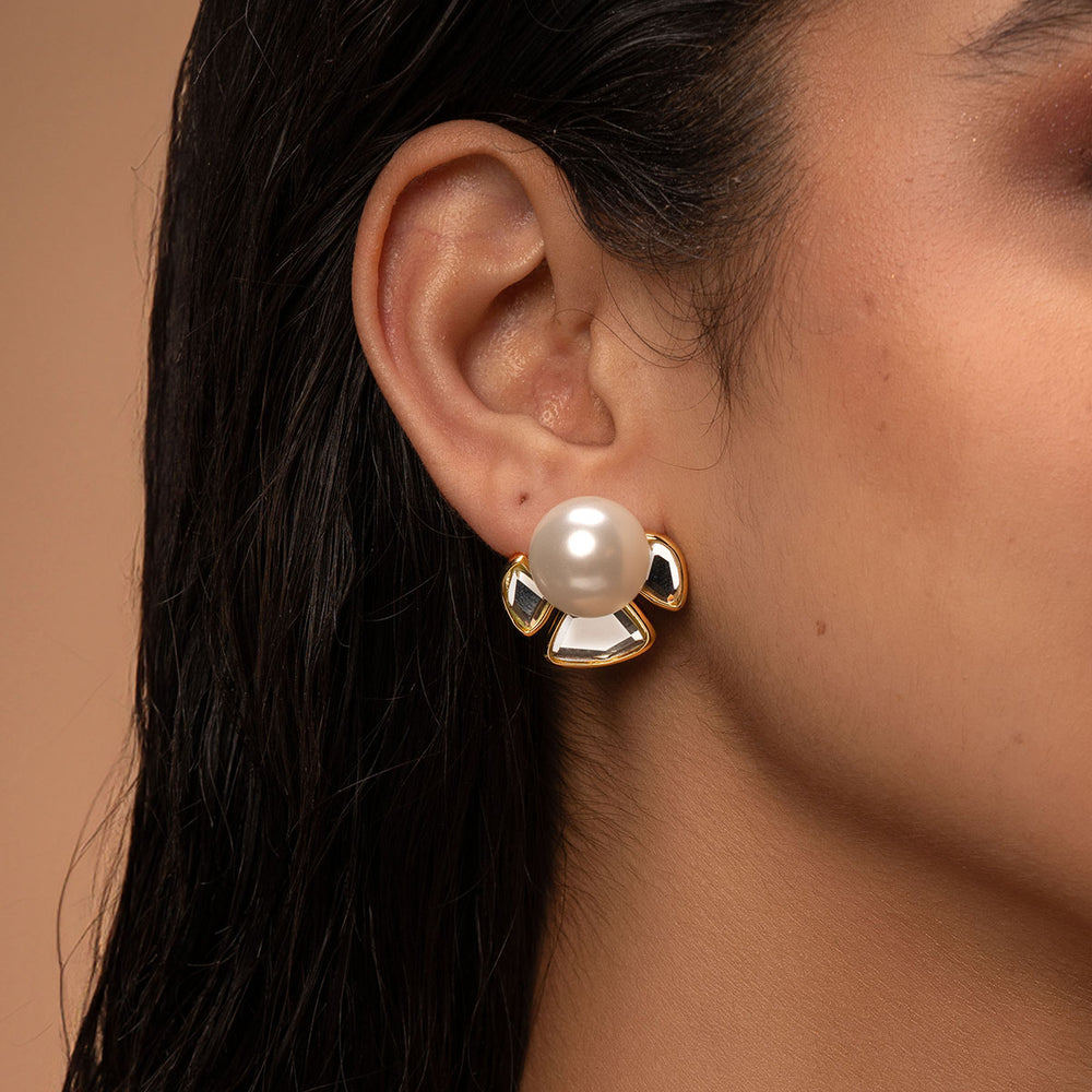 Flash Petal Earrings - Isharya | Modern Indian Jewelry