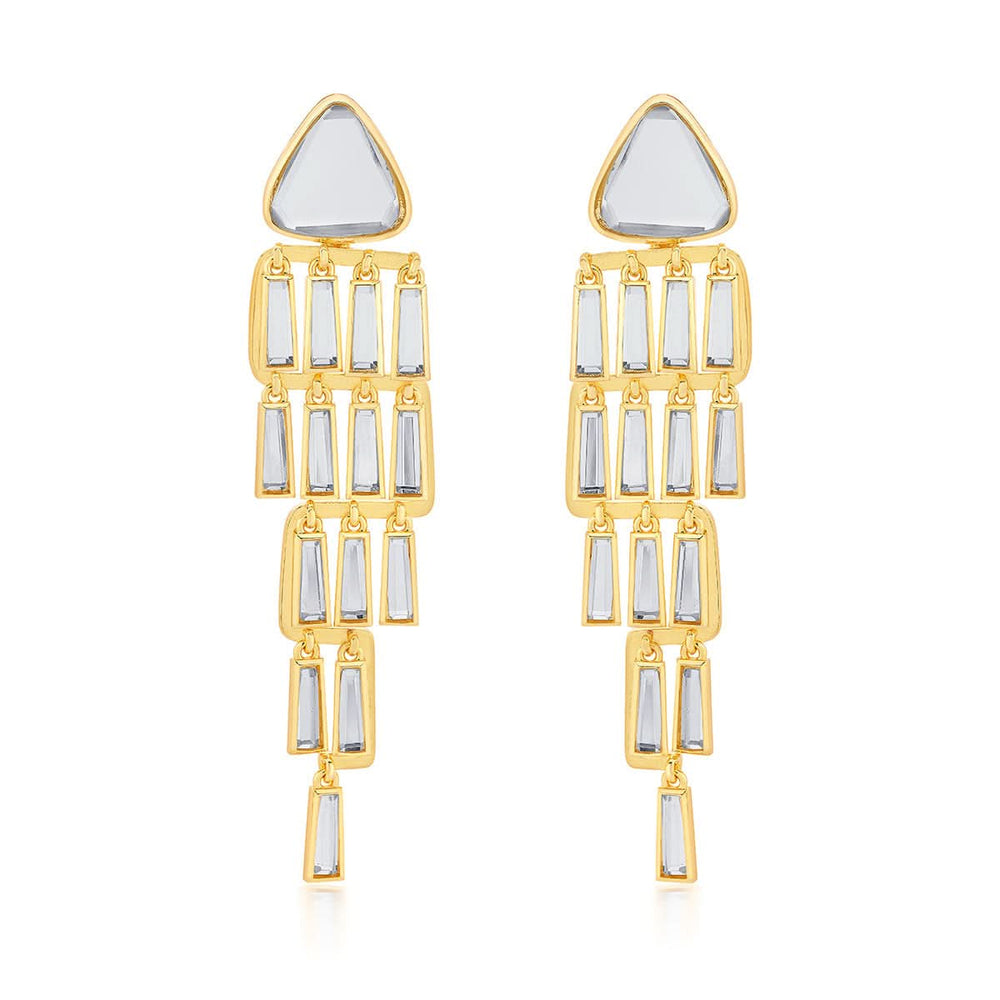 Fête Mirror Waterfall Earrings