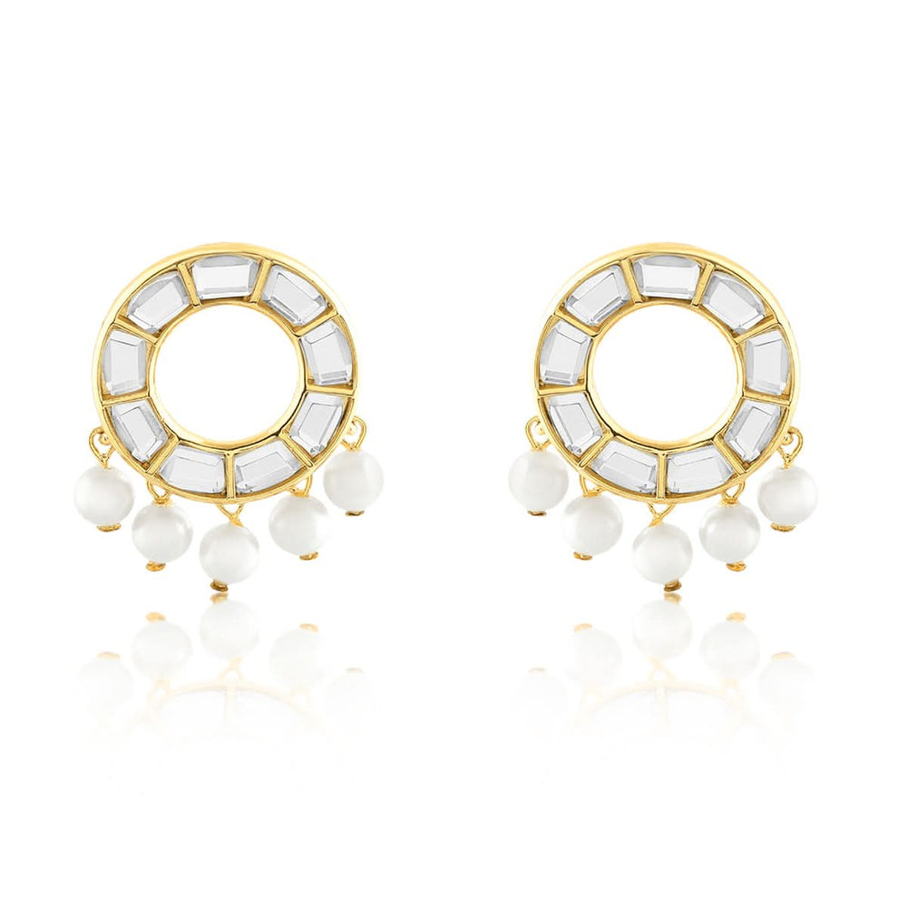Pearl Chandbali Earrings