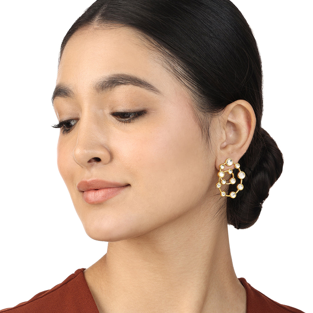 Lumen Concentric Earrings - Isharya | Modern Indian Jewelry