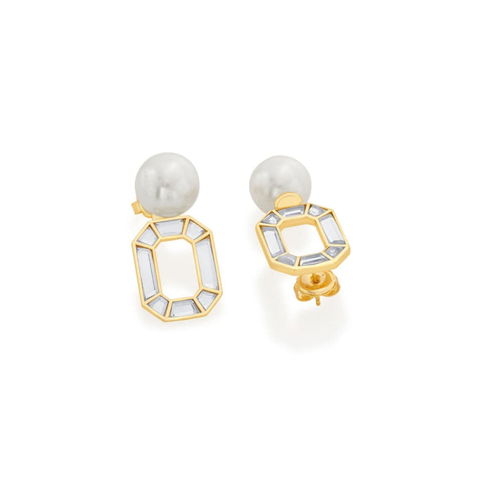 Lumen Pearl Mismatched Earrings