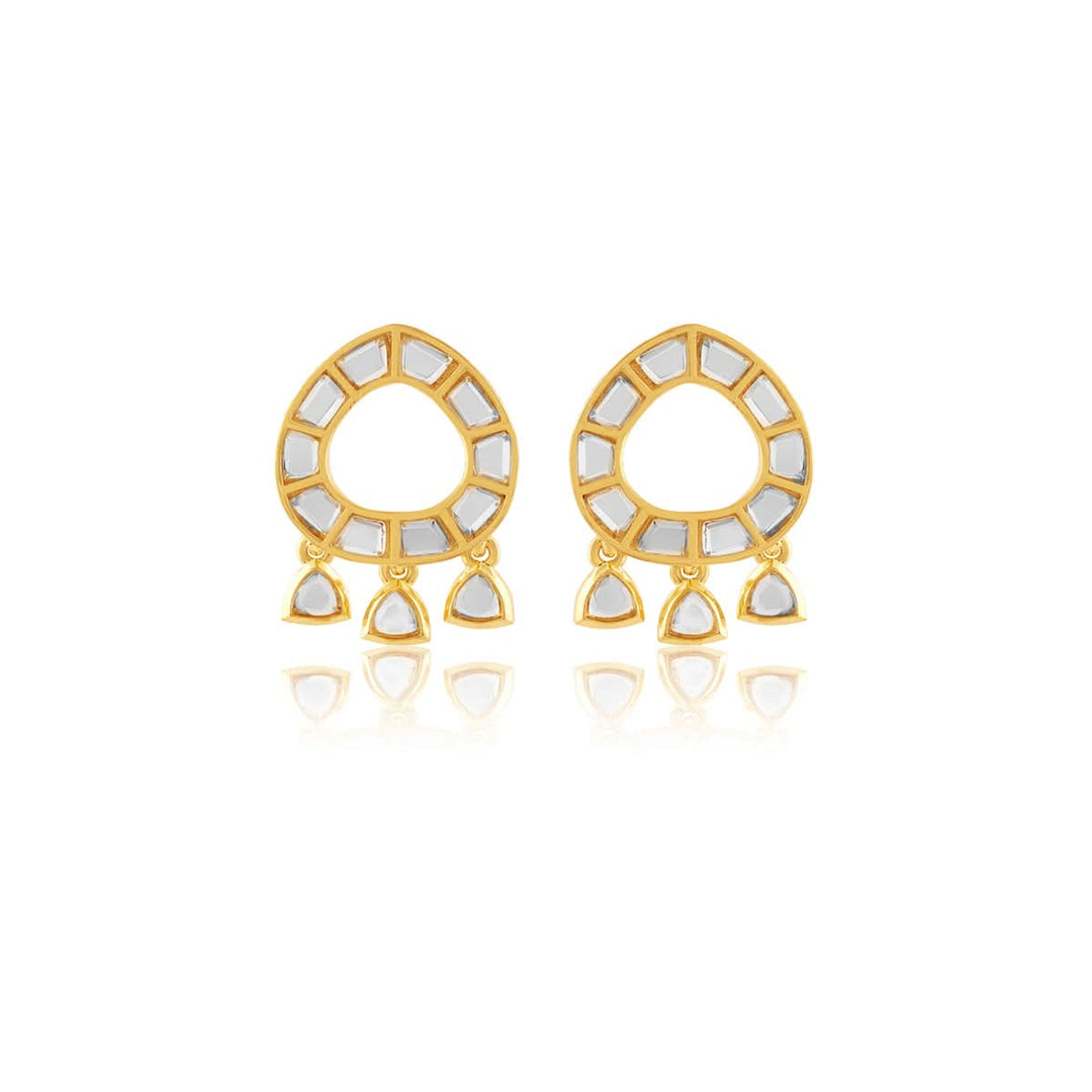 Lumen Oval Drop Earrings 