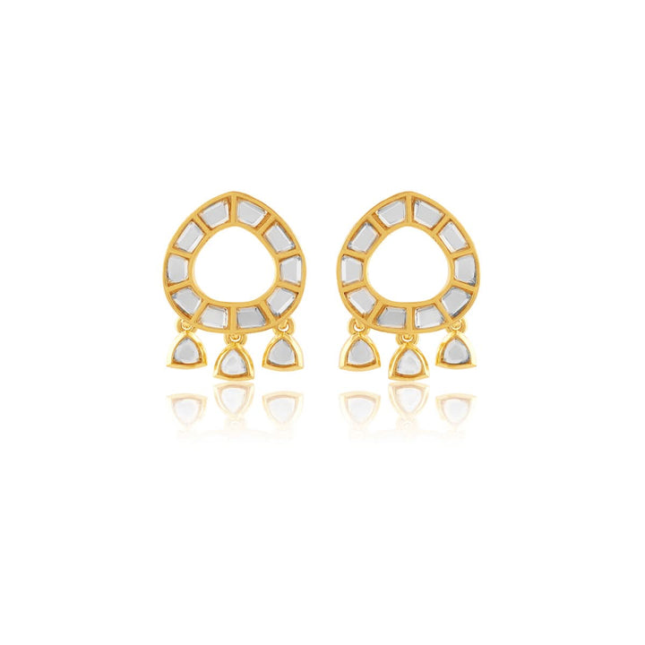 Lumen Oval Drop Earrings 