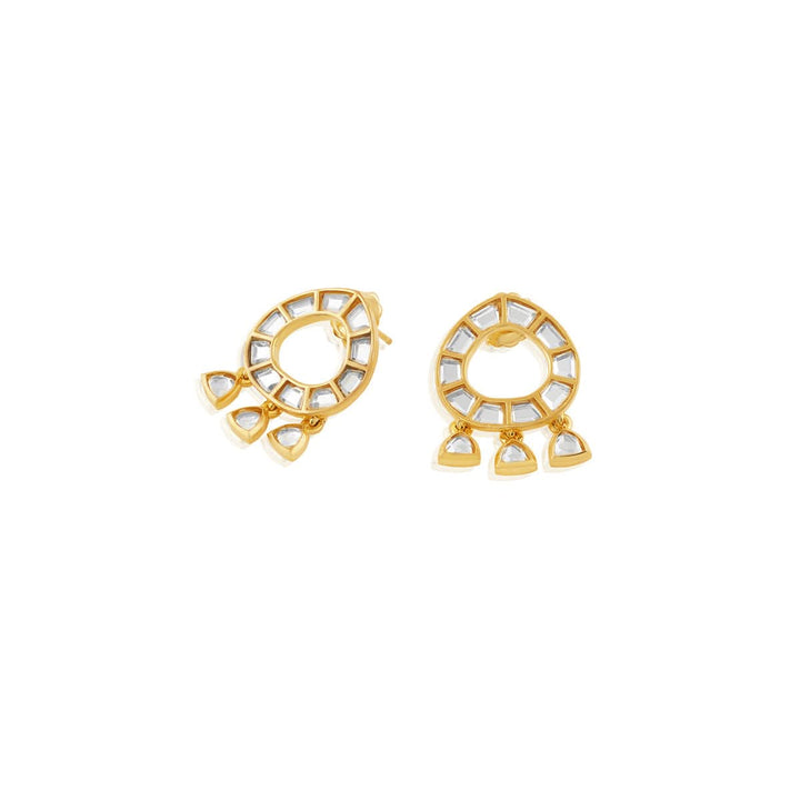 Lumen Oval Drop Earrings 