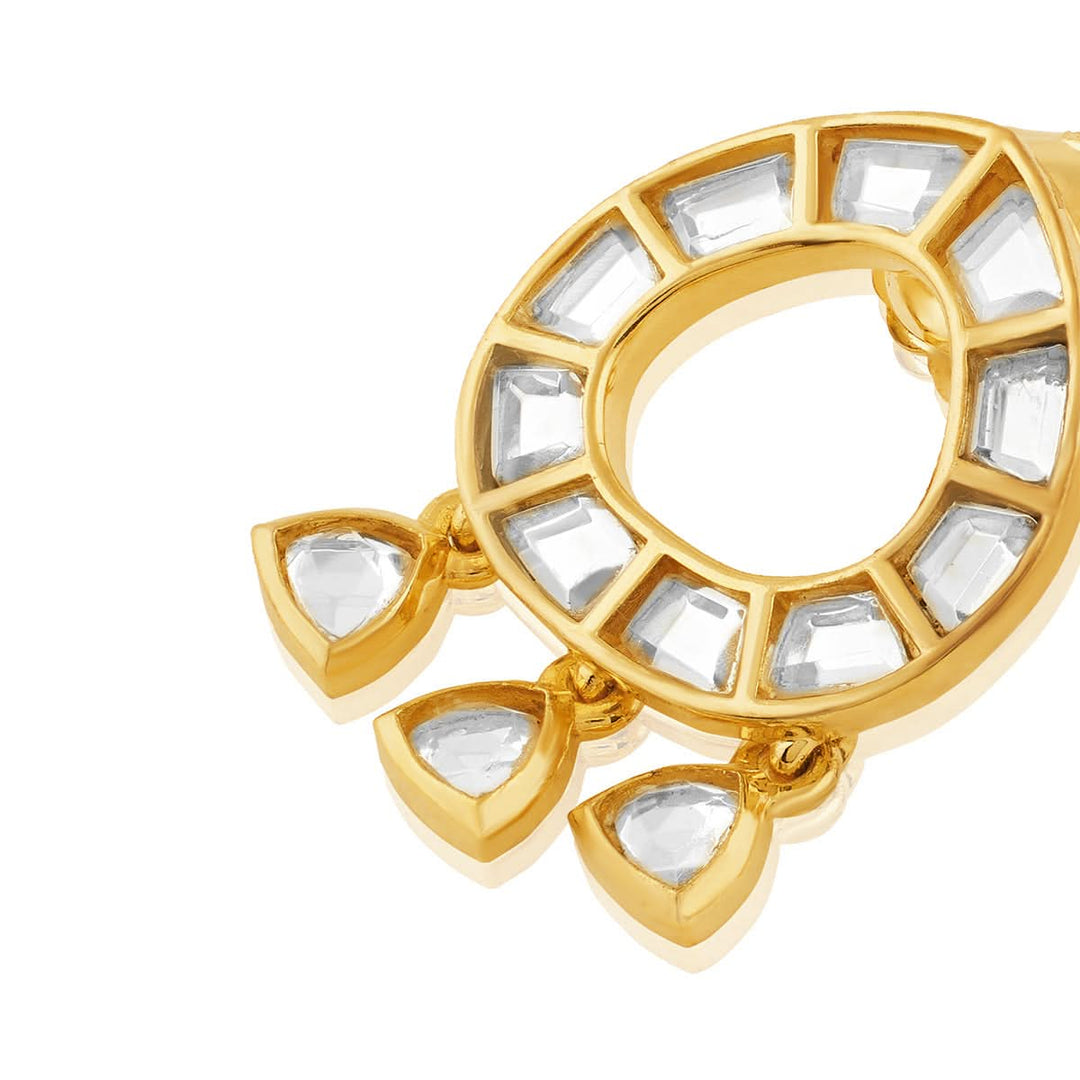 Lumen Oval Drop Earrings 