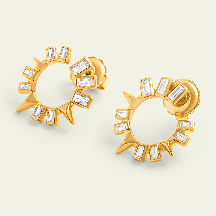 Round Abstract Studs 
