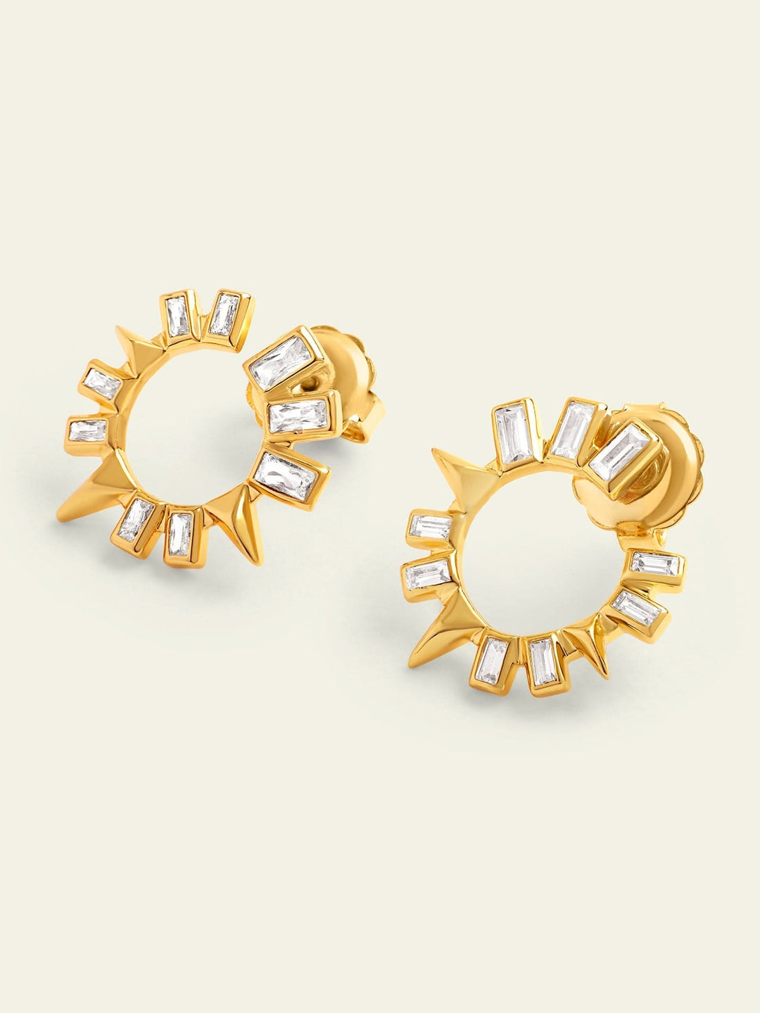 Round Abstract Studs