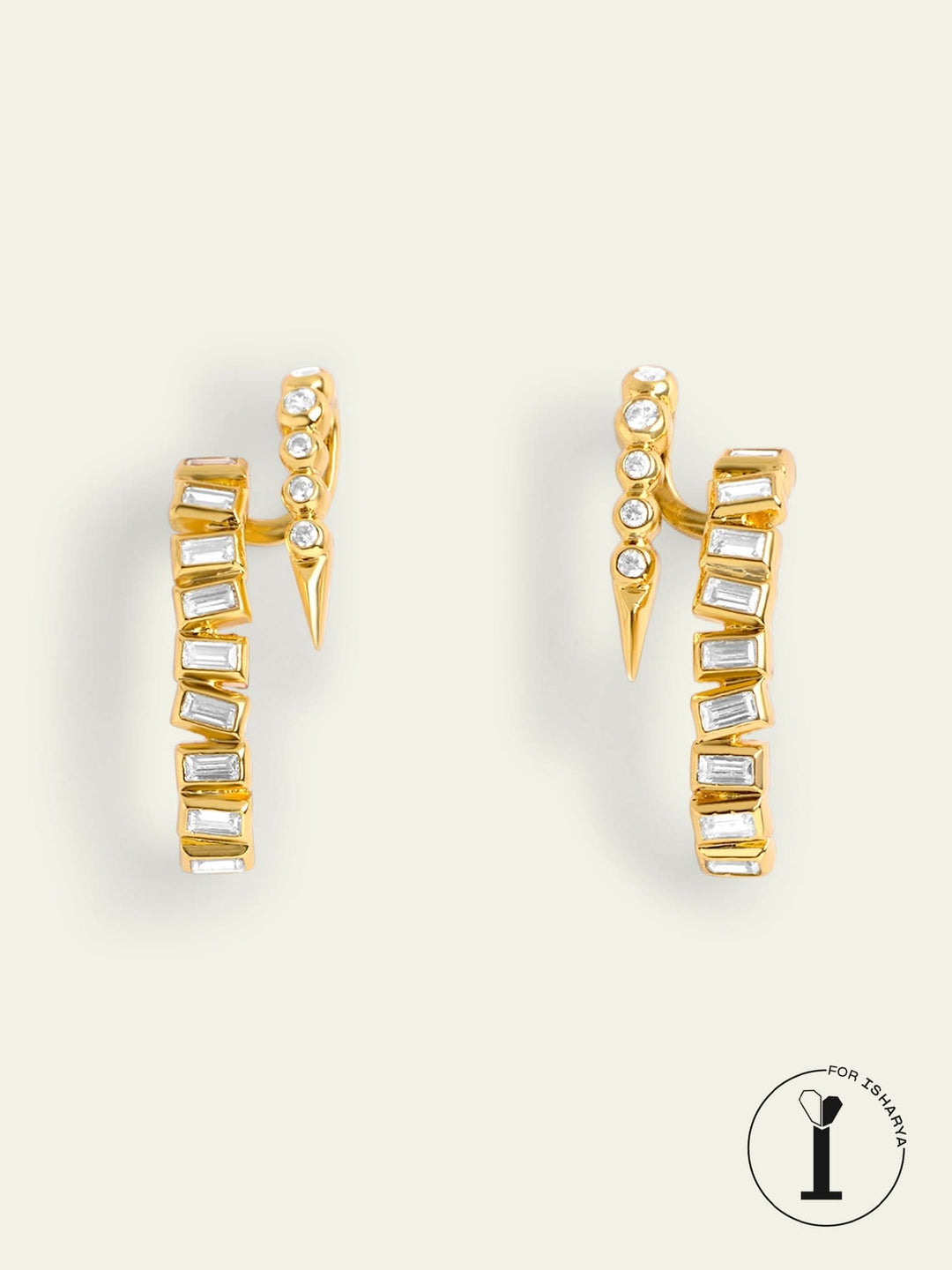 Spiked CZ Studs
