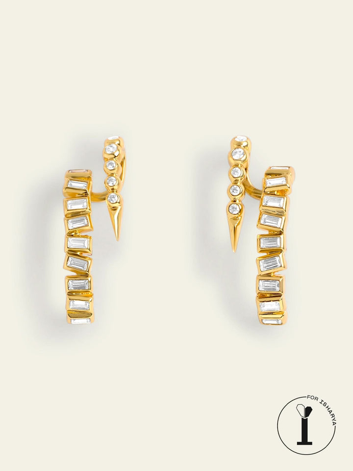 Spiked CZ Studs